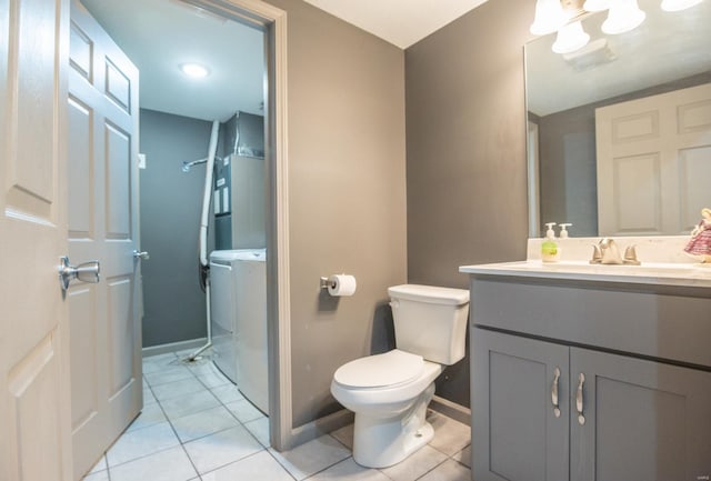 114 Mayson Ln, Poplar Bluff, MO 63901 - full bath with toilet, tile patterned flooring, vanity, and a shower