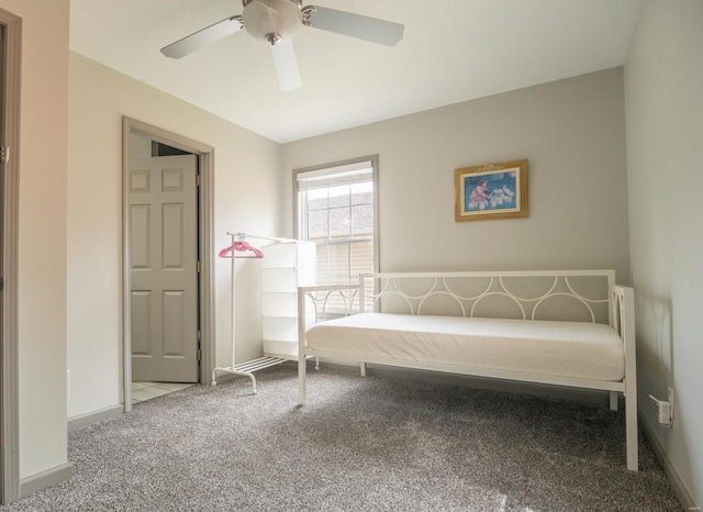 114 Mayson Ln, Poplar Bluff, MO 63901 - bedroom featuring carpet floors, baseboards, and ceiling fan