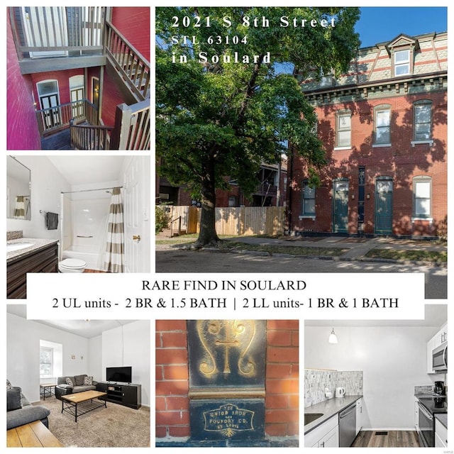 2021 S 8th St, Saint Louis, MO 63104 - view of a document with a collage of images