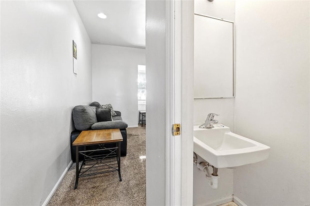 2021 S 8th St, Saint Louis, MO 63104 - bathroom featuring baseboards and a sink