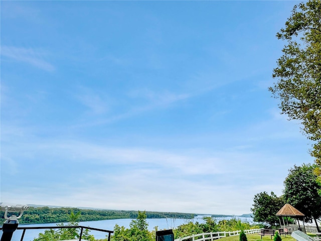 520 N Main St, Louisiana, MO 63353 - water view with a gazebo