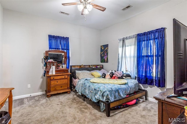 310 Crane St, Park Hills, MO 63601 - bedroom featuring carpet floors and a ceiling fan
