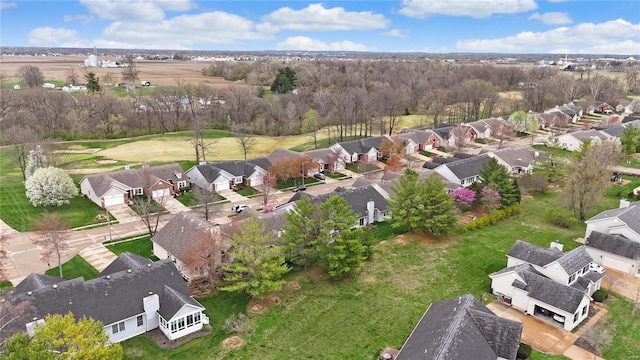 7427 Timberpoint Ct, Fairview Heights, IL 62208 - aerial view of property's location with nearby suburban area and a local golf course