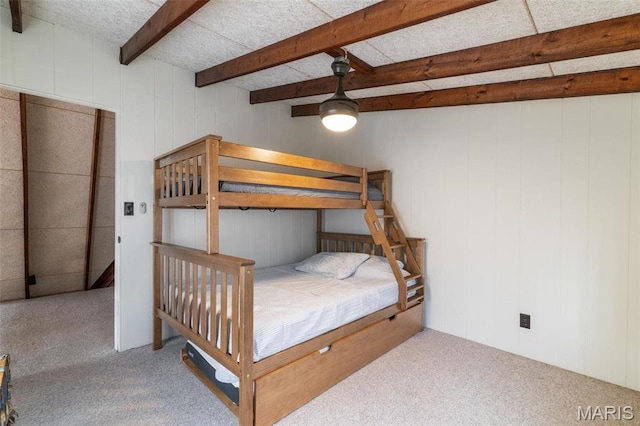 682 Shadow Lake Circle Dr, Innsbrook, MO 63390 - bedroom with carpet and beam ceiling