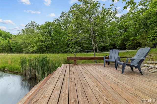 682 Shadow Lake Circle Dr, Innsbrook, MO 63390 - view of wooden terrace