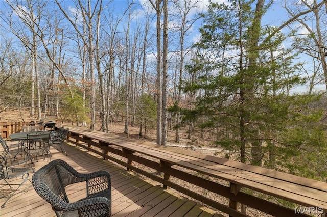 682 Shadow Lake Circle Dr, Innsbrook, MO 63390 - deck featuring outdoor dining space