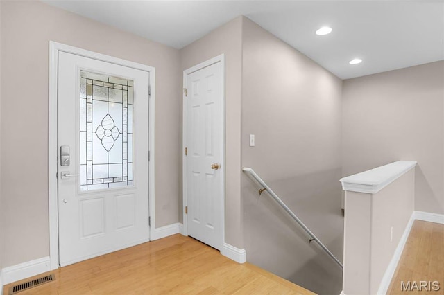443 Mark Twain Loop, Union, MO 63084 - entryway featuring wood finished floors and recessed lighting