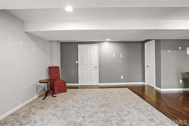 443 Mark Twain Loop, Union, MO 63084 - sitting room with wood finished floors and recessed lighting