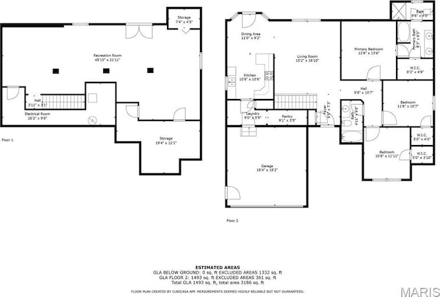 443 Mark Twain Loop, Union, MO 63084 - view of floor plan / room layout