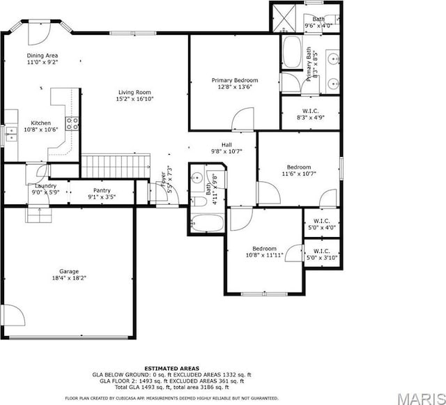 443 Mark Twain Loop, Union, MO 63084 - view of property floor plan