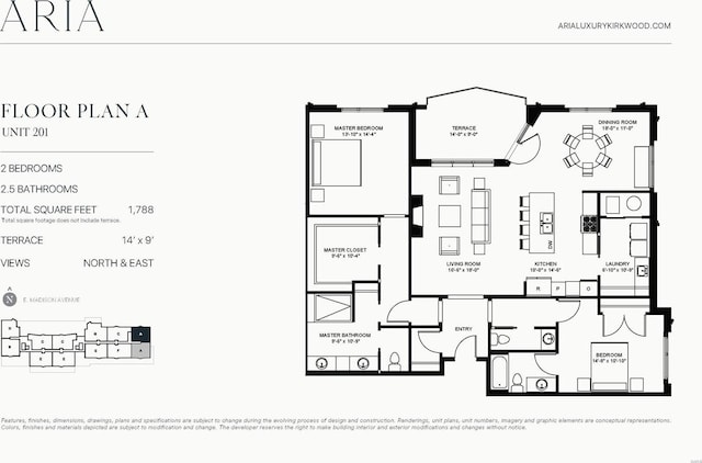 132 E Monroe Unit 201, Saint Louis, MO 63122 - property floor plan