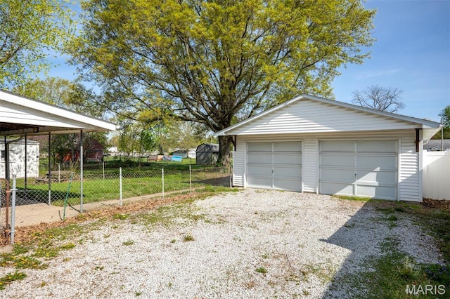 823 E Pearl St, Staunton, IL 62088 - view of detached garage