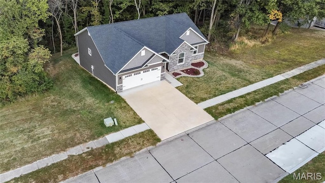 1127 Redwing Ct, Grafton, IL 62037 - view of subject property with a forest