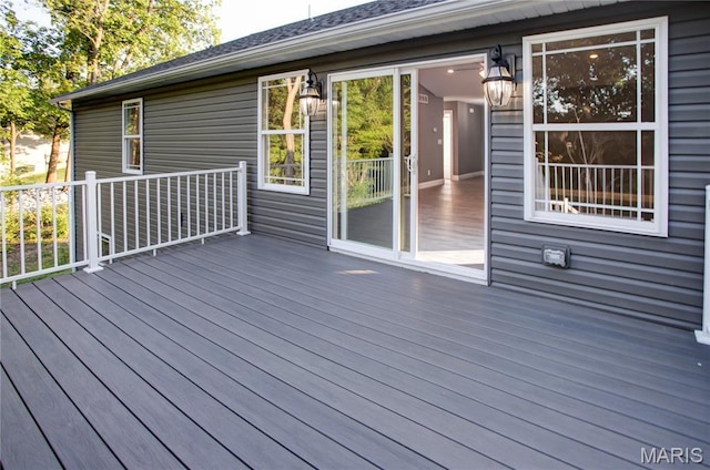 1127 Redwing Ct, Grafton, IL 62037 - view of wooden deck