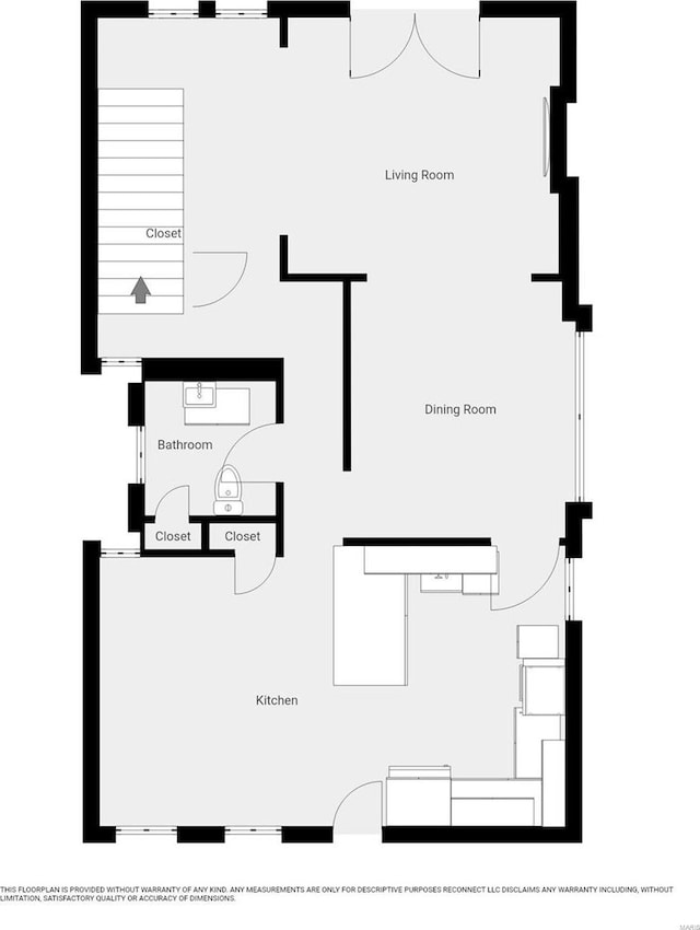 3834 De Tonty St, Saint Louis, MO 63110 - home floor plan