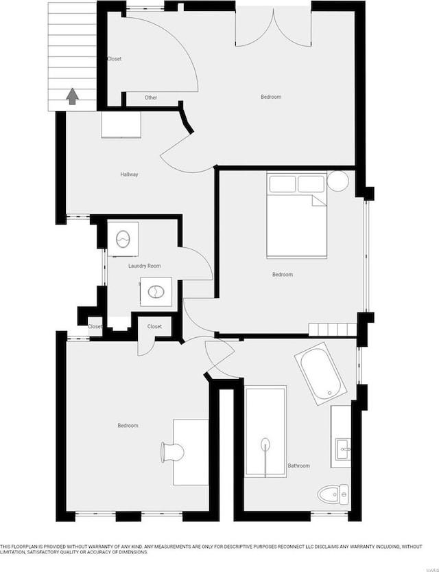 3834 De Tonty St, Saint Louis, MO 63110 - property floor plan