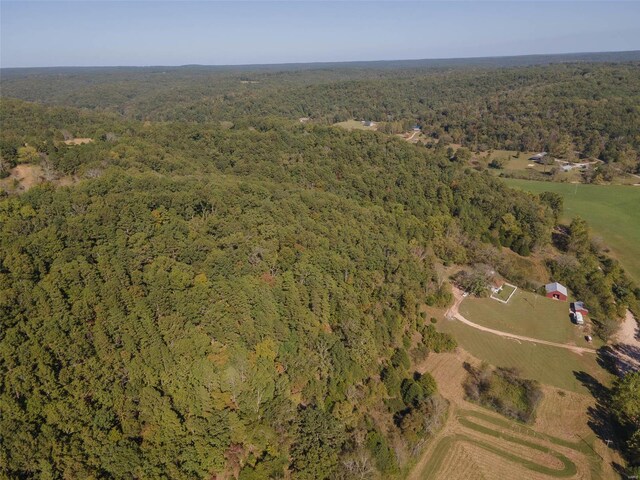 2251 County Road 6670, Salem, MO 65560 - aerial view of property and surrounding area featuring a heavily wooded area