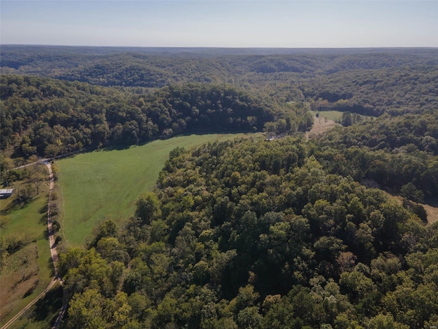 2251 County Road 6670, Salem, MO 65560 - aerial view of property and surrounding area with a heavily wooded area