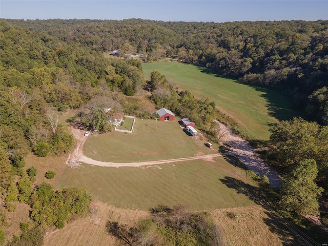 2251 County Road 6670, Salem, MO 65560 - aerial view of property and surrounding area featuring a forest and rural landscape