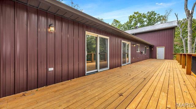 18305 Joerling Ln, Marthasville, MO 63357 - view of wooden deck