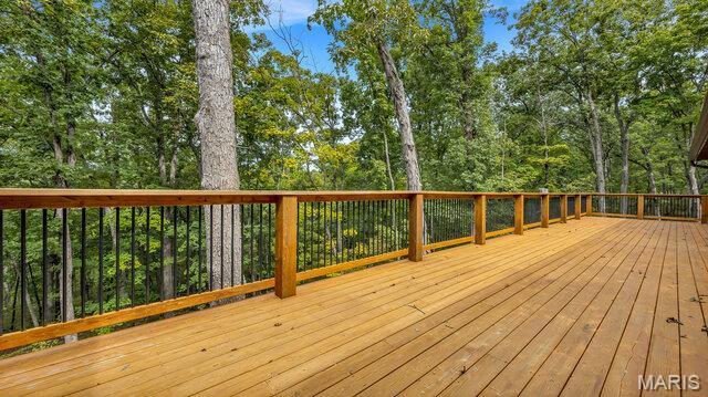 18305 Joerling Ln, Marthasville, MO 63357 - view of wooden terrace