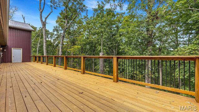 18305 Joerling Ln, Marthasville, MO 63357 - view of wooden terrace