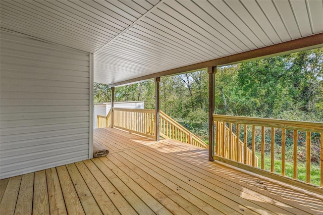 105 N Coffman St, Park Hills, MO 63601 - view of wooden terrace