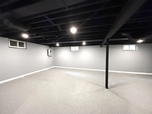 7459 Ahern Ave, Saint Louis, MO 63130 - below grade area featuring baseboards