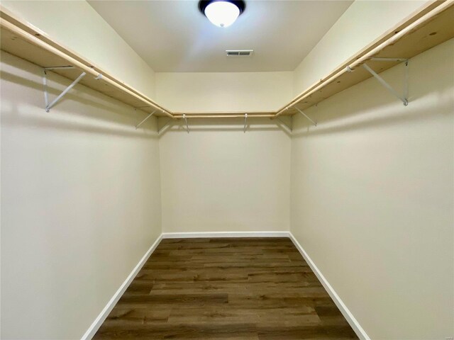 317 E Cypress St, Charleston, MO 63834 - spacious closet featuring dark wood-style floors