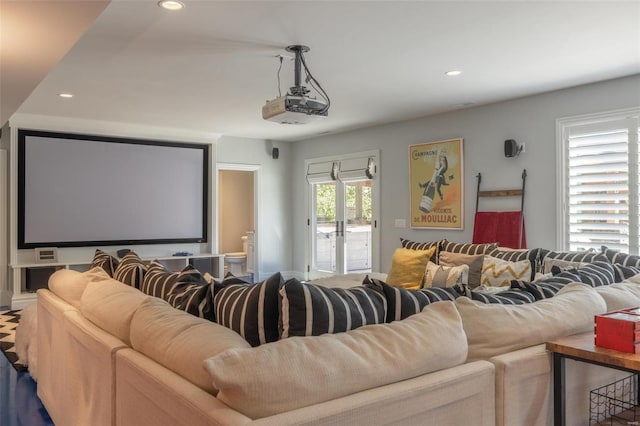 2471 Alpine Cove Dr, Innsbrook, MO 63390 - cinema room with recessed lighting