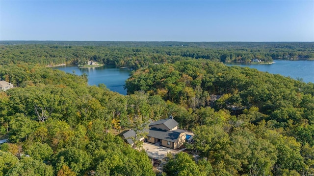 2471 Alpine Cove Dr, Innsbrook, MO 63390 - view of property location featuring a forest and a nearby body of water