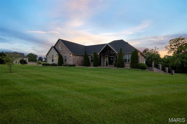 165 Kingsborough Ct, Jackson, MO 63755 - view of front of house with a lawn
