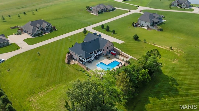 165 Kingsborough Ct, Jackson, MO 63755 - drone / aerial view of a pool area