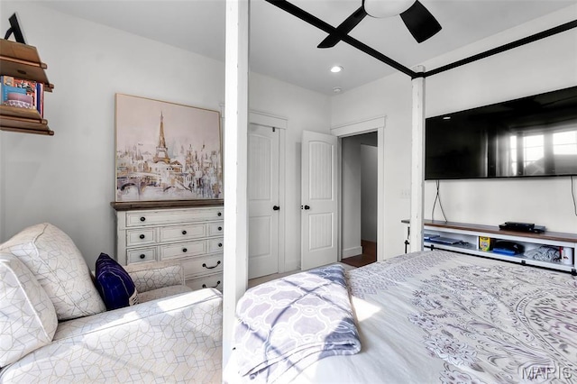 165 Kingsborough Ct, Jackson, MO 63755 - bedroom with recessed lighting and ceiling fan