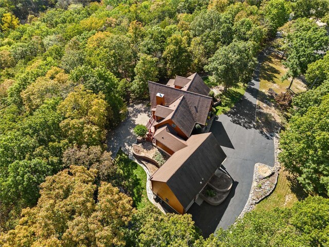 6800 Promise Pt, House Springs, MO 63051 - view of subject property with a forest