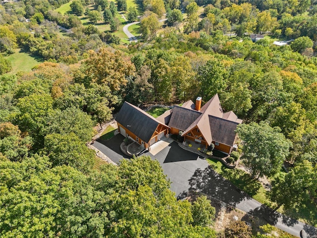 6800 Promise Pt, House Springs, MO 63051 - aerial view of property and surrounding area featuring a forest