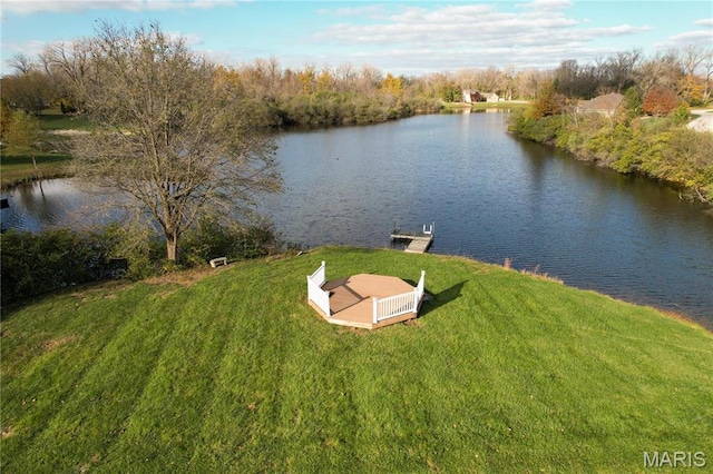 334 Spring Lake Rd, Millstadt, IL 62260 - drone / aerial view of a nearby body of water