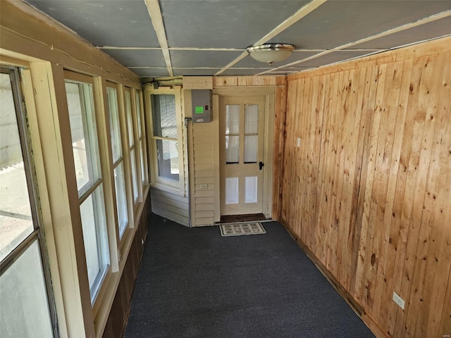 174 Clinton St, Hamburg, IL 62045 - unfurnished sunroom with electric panel