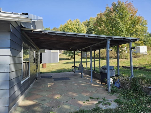 174 Clinton St, Hamburg, IL 62045 - view of car parking with an attached carport