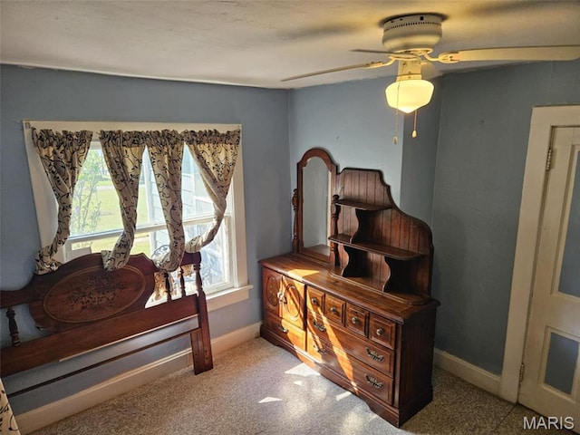 174 Clinton St, Hamburg, IL 62045 - bedroom with multiple windows and a ceiling fan