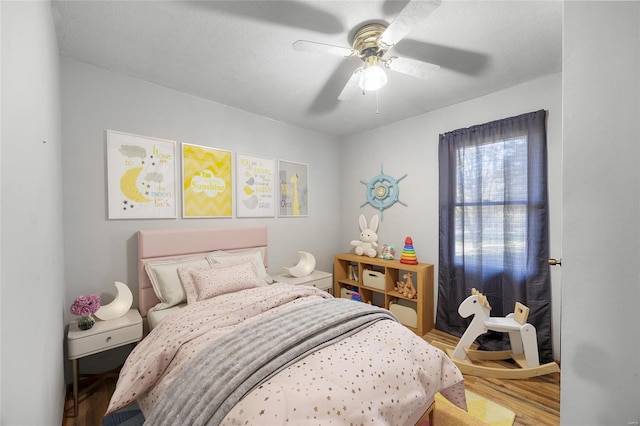 1145 Danby Rd, Festus, MO 63028 - bedroom featuring wood finished floors and ceiling fan