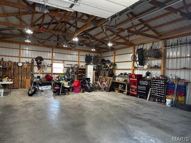 699 State Highway V, Sturdivant, MO 63782 - garage with a workshop area