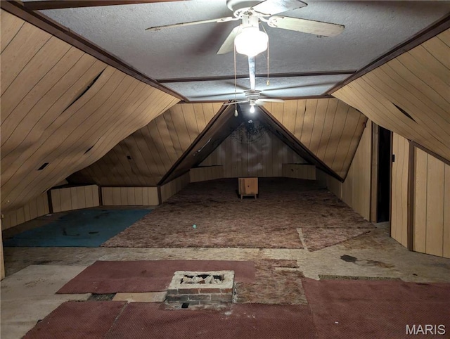 view of attic