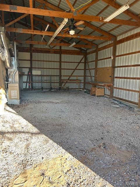 13825 Old Wire Outer Rd, Rolla, MO 65401 - garage with metal wall and heating unit