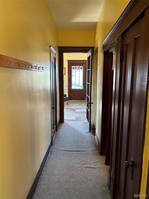 203 W Booneslick Rd, Warrenton, MO 63383 - corridor featuring carpet flooring and baseboards