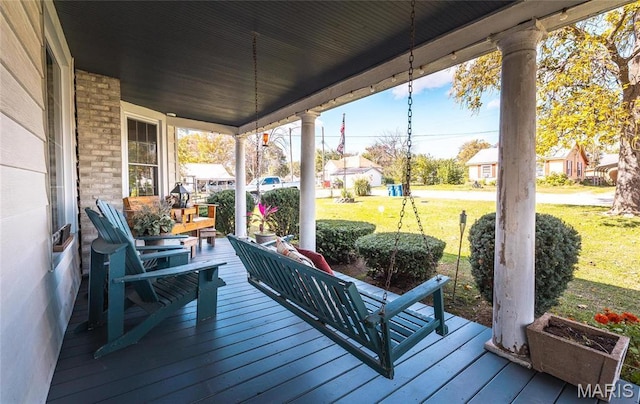 401 W Gibbs, Salem, MO 65560 - porch featuring a lawn