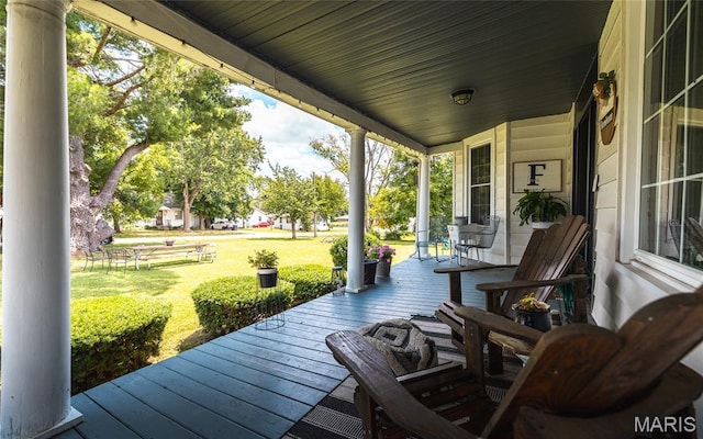 401 W Gibbs, Salem, MO 65560 - porch with a lawn