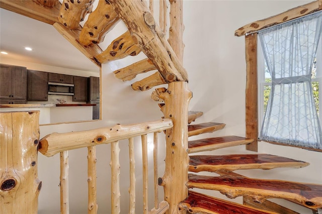 11336 Choctaw Cir, Saint Genevieve, MO 63670 - stairs with recessed lighting
