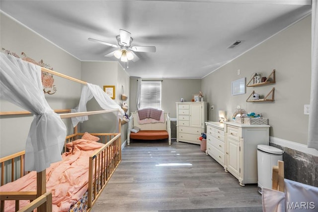 10410 Business 21, Hillsboro, MO 63050 - bedroom with wood finished floors and a ceiling fan