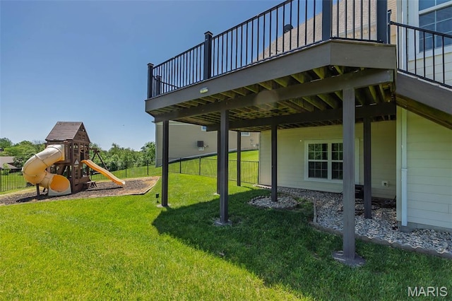 612 Savannah View Way, Chesterfield, MO 63017 - view of yard with a playground